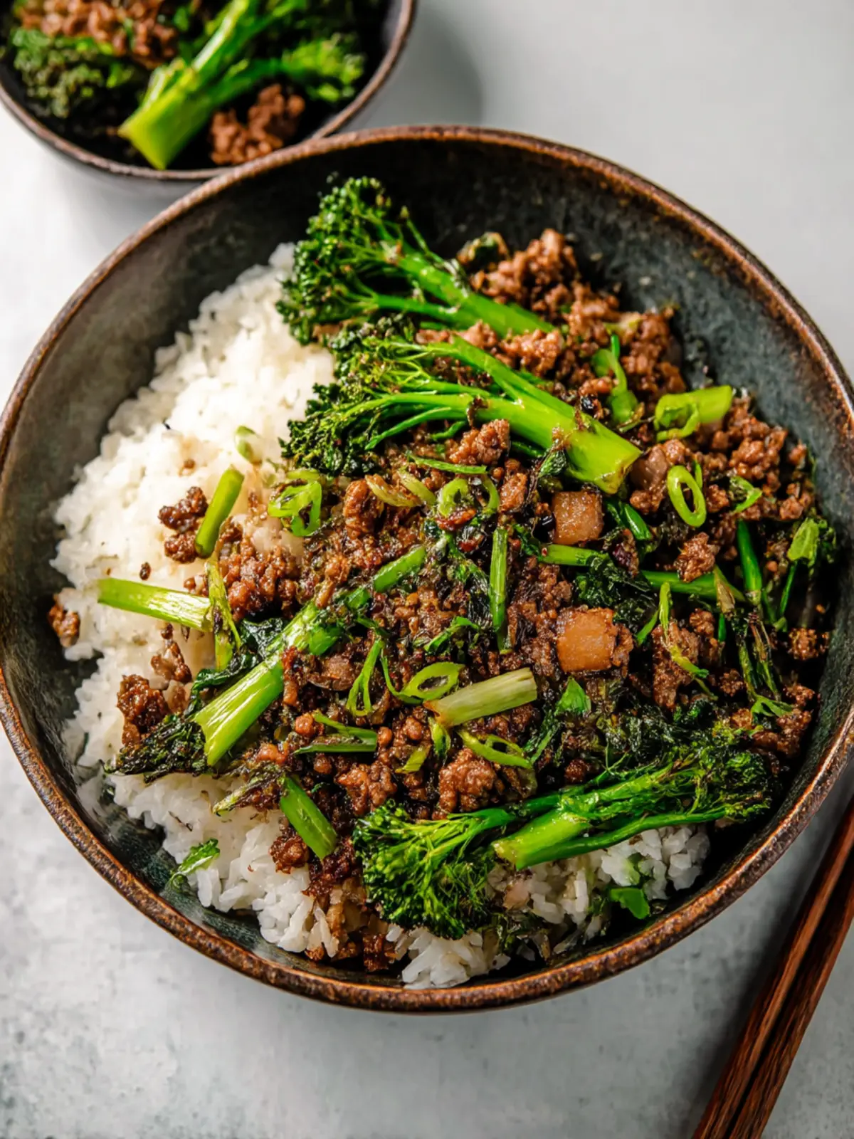 Crispy Ground Beef and Baby Broccoli Bowls for Quick Dinners 4 Crispy Ground Beef and Baby Broccoli