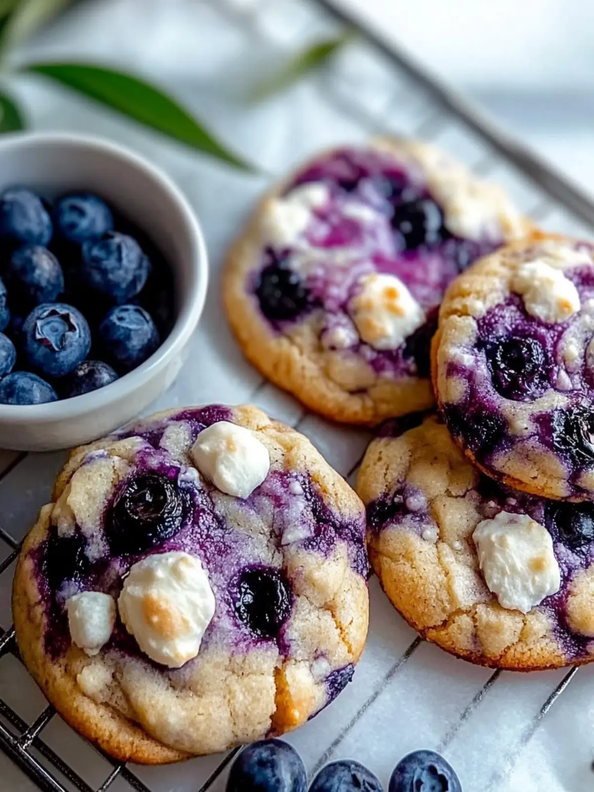 Viral Blueberry Cookies with Creamy White Chocolate Bliss 3 Viral Blueberry Cookies