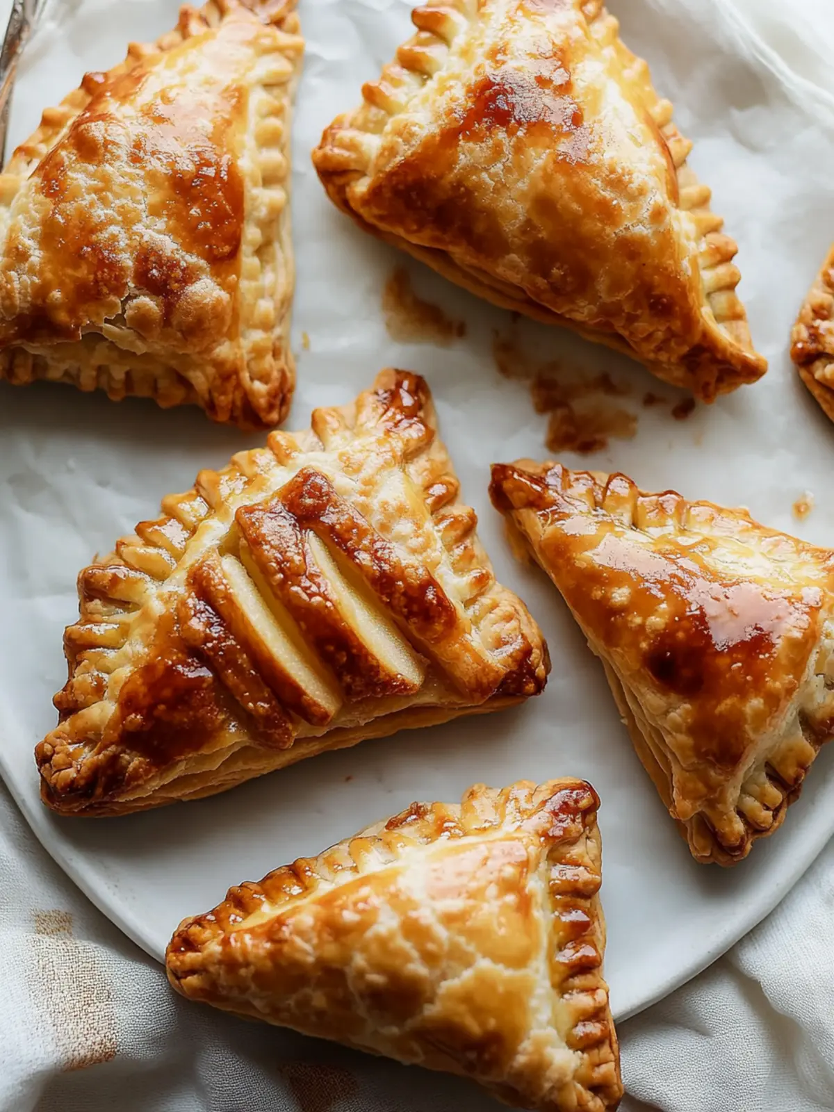Delicious Apple Turnovers with Irresistible Caramel Drizzle 5 Apple Turnovers