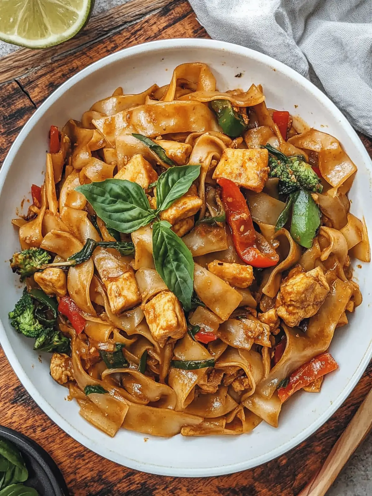Savor Irresistible Drunken Noodles with a Zesty Twist 4 Drunken Noodles