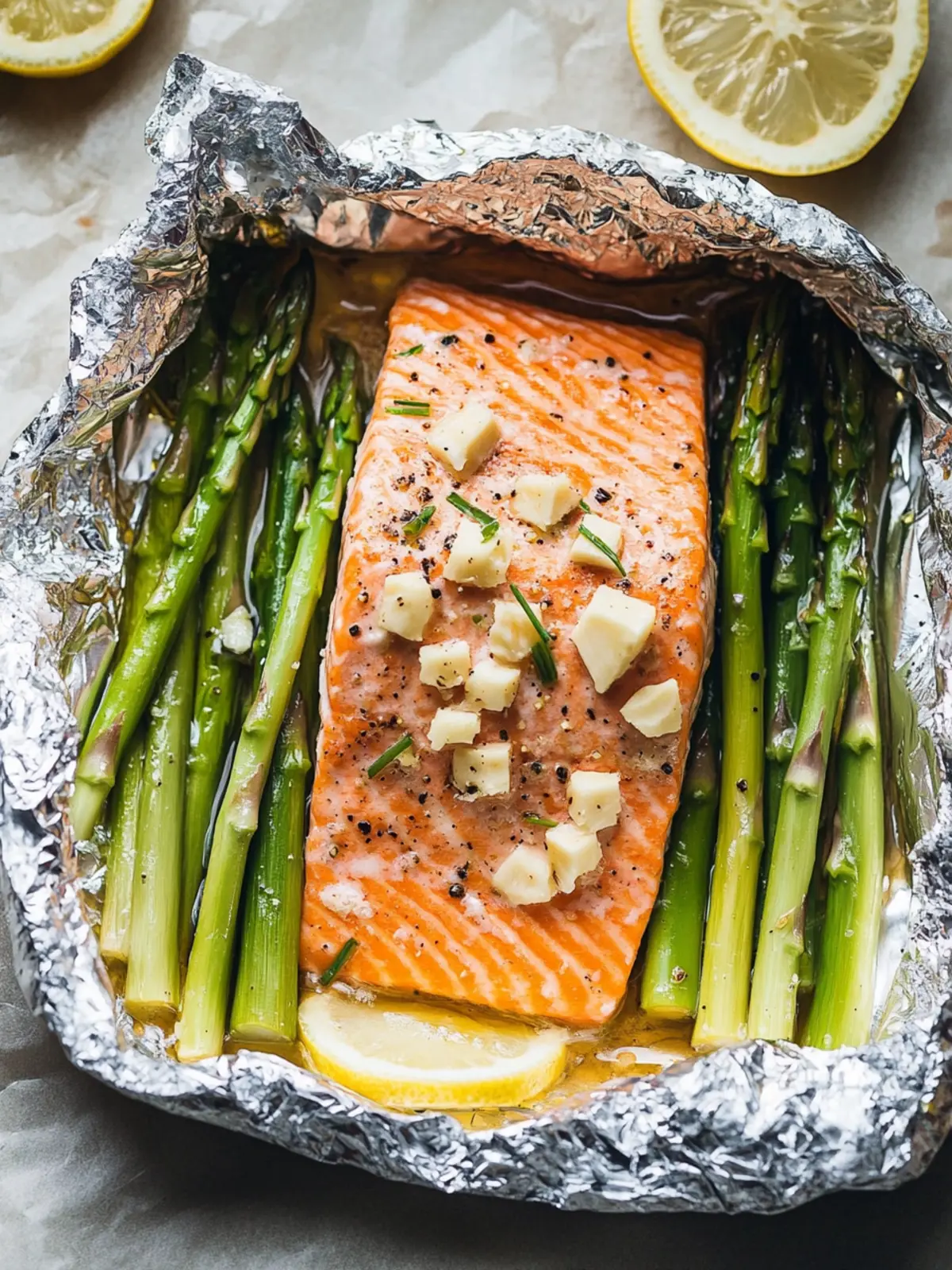Delicious Baked Salmon in Foil with Asparagus You’ll Love 2 Baked Salmon in Foil with Asparagus