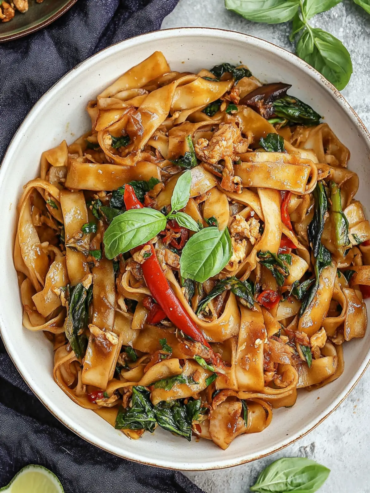 Savor Irresistible Drunken Noodles with a Zesty Twist 3 Drunken Noodles