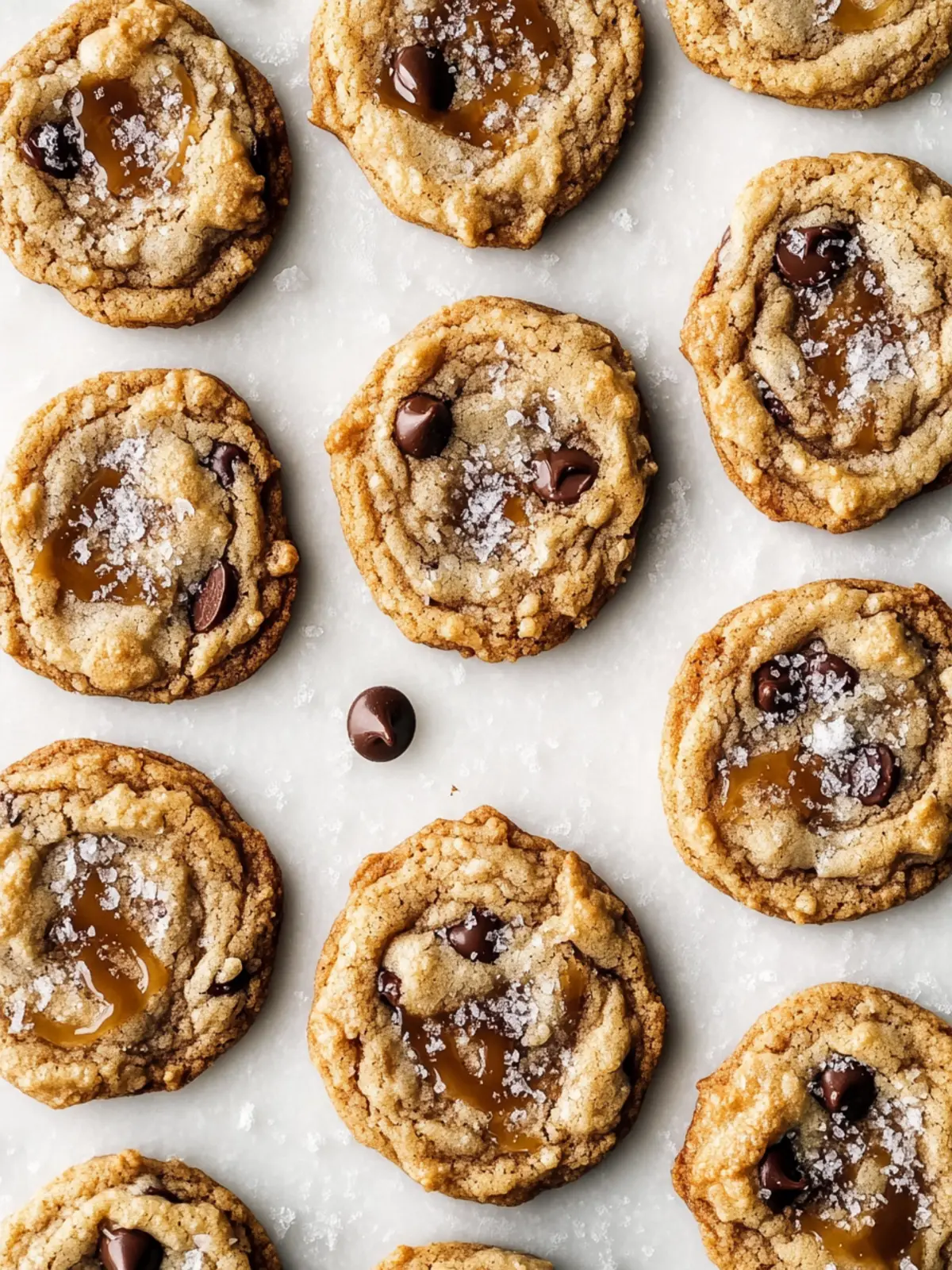 Chewy Salted Caramel Chocolate Chip Cookies You’ll Crave 2 Chewy Salted Caramel Chocolate Chip Cookies