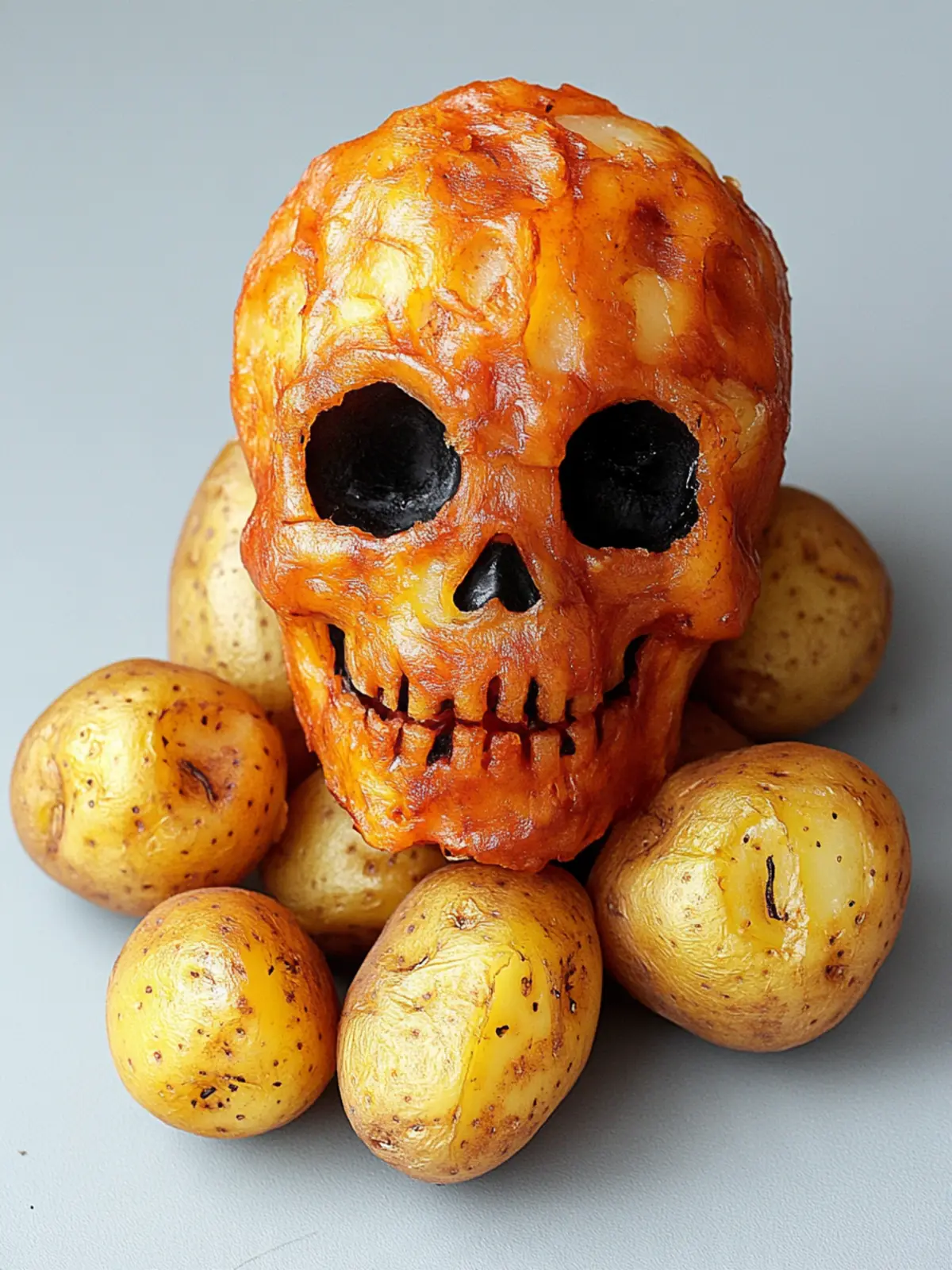 Spooktacular Halloween Skull Potatoes with Zesty Lemon Twist 2 Halloween Skull Potatoes