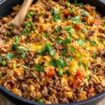 One Pot Cheesy Cajun Beef Rice That's Ready in 30 Minutes 6 One Pot Cheesy Cajun Beef Rice