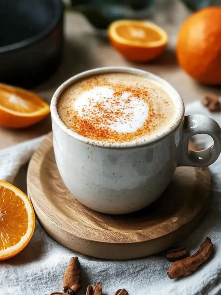 Spiced Orange Cappuccino