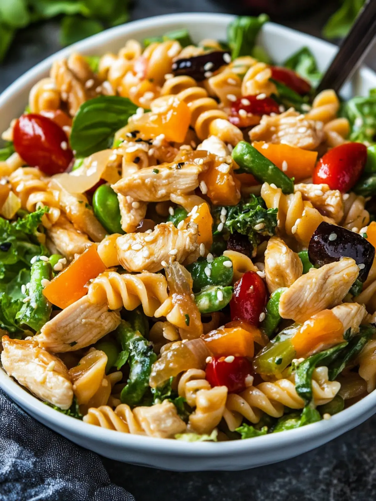 Savor Summer with Teriyaki Chicken Pasta Salad Delight 3 Teriyaki Chicken Pasta Salad