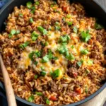 One Pot Cheesy Cajun Beef Rice for a Flavorful Dinner Bliss 9 One Pot Cheesy Cajun Beef Rice