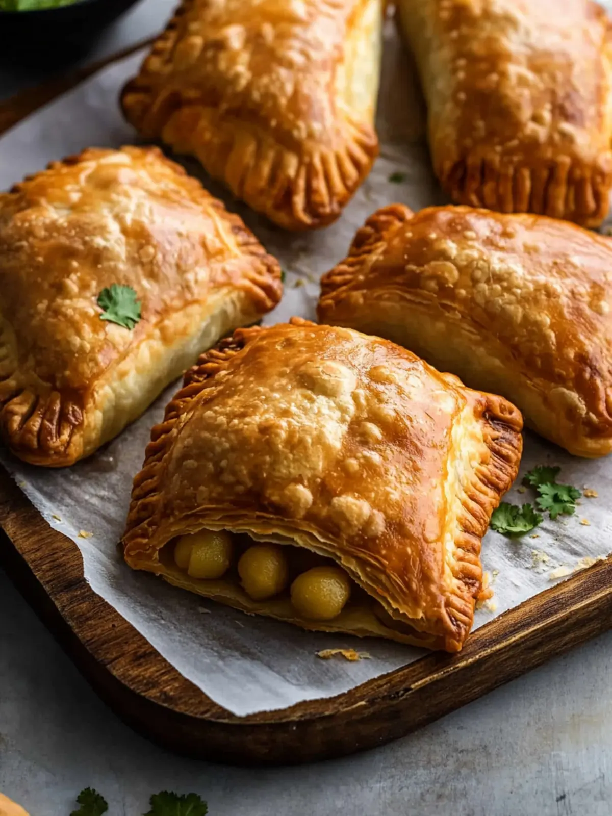 Crispy Curry Puff with Potato and Chickpea Delight 5 Curry Puff with Potato and Chickpea