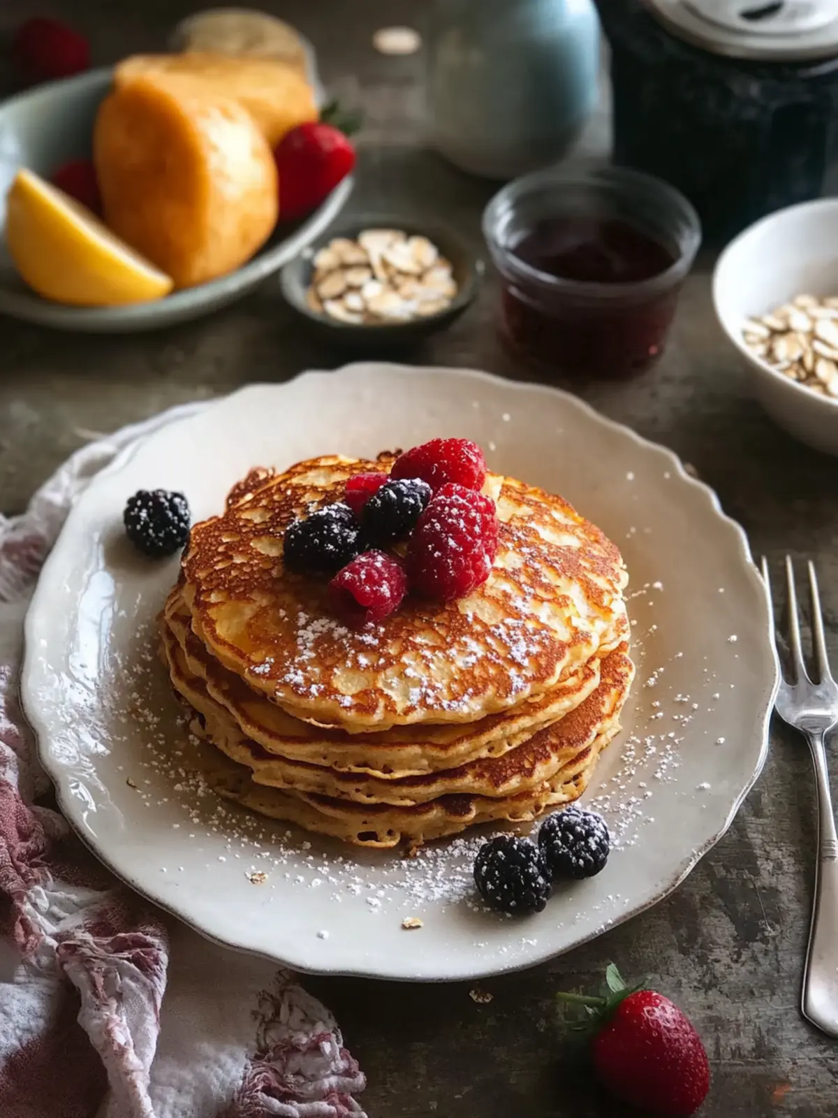 Scottish Oatcakes Oatmeal Pancakes