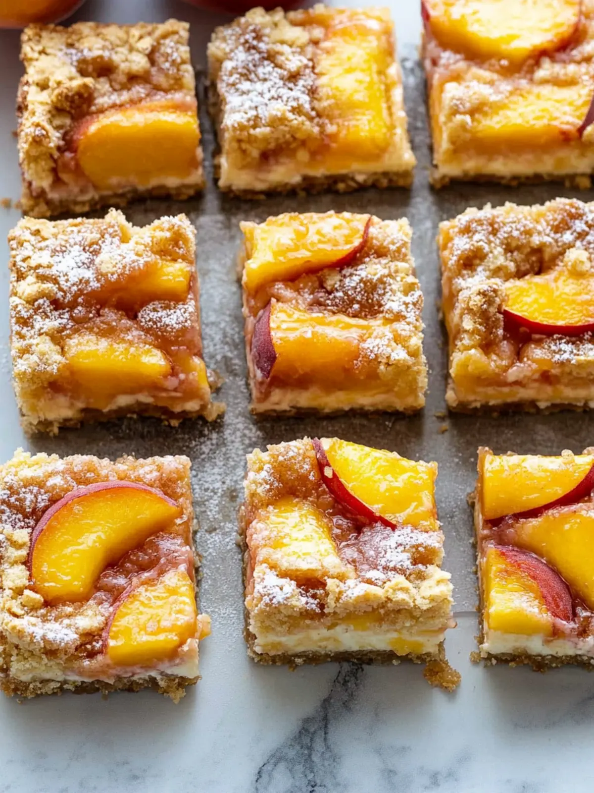 Sweet Peach Cobbler Cheesecake Bars That Steal the Show 2 Peach Cobbler Cheesecake Bars