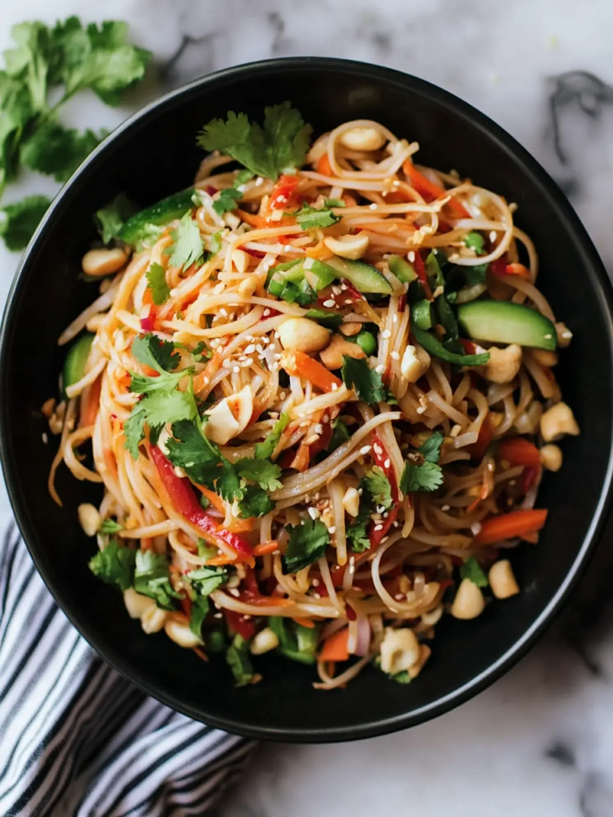 Cold Thai Noodle Salad: A Flavorful Twist You'll Love 5 Cold Thai Noodle Salad