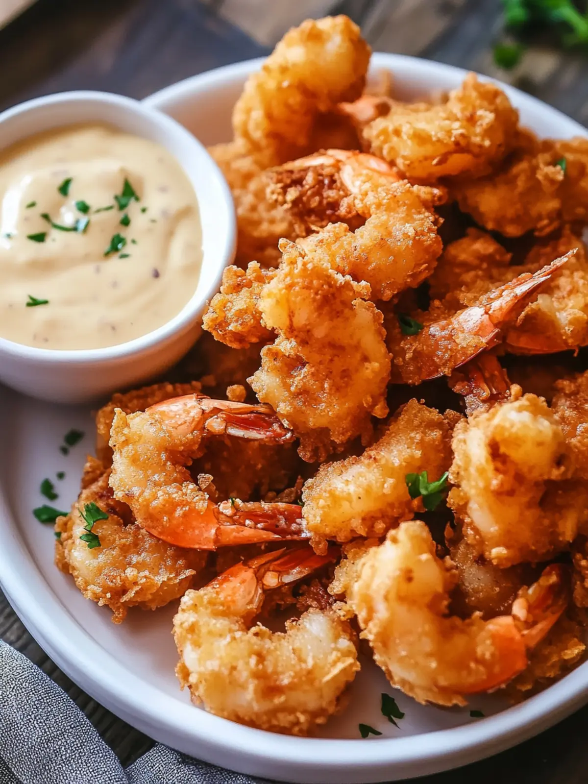 Crispy Fried Shrimp with a Flavor-Packed Buttermilk Bath 4 Crispy Fried Shrimp