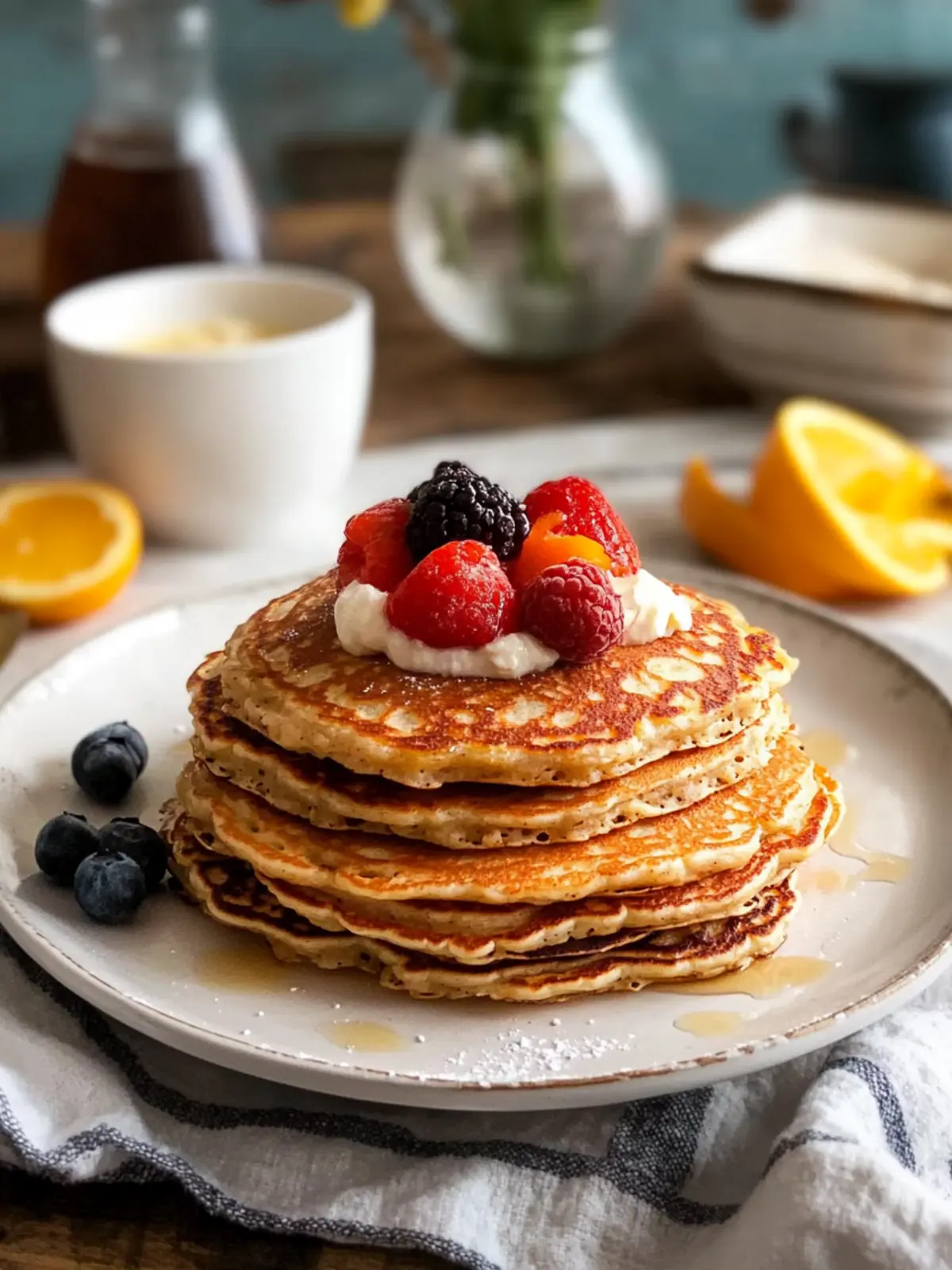 Scottish Oatcakes Oatmeal Pancakes