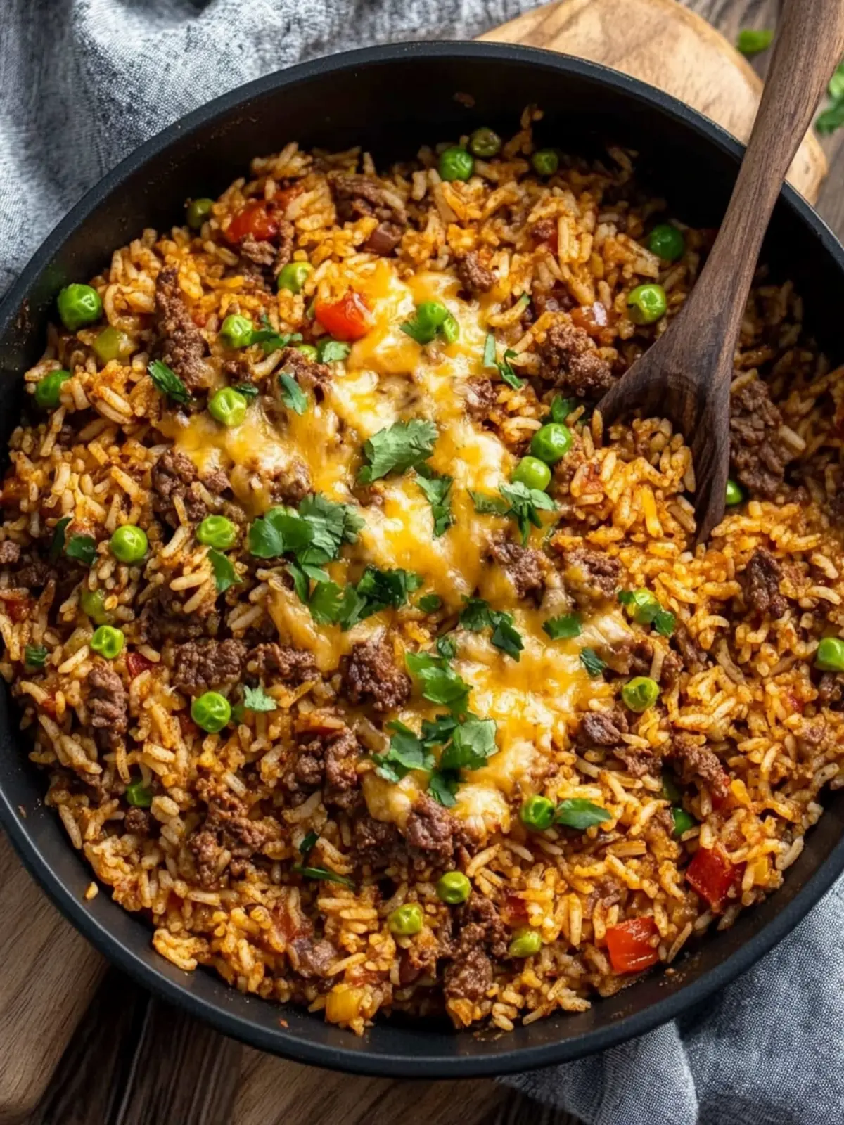One Pot Cheesy Cajun Beef Rice That's Ready in 30 Minutes 3 One Pot Cheesy Cajun Beef Rice