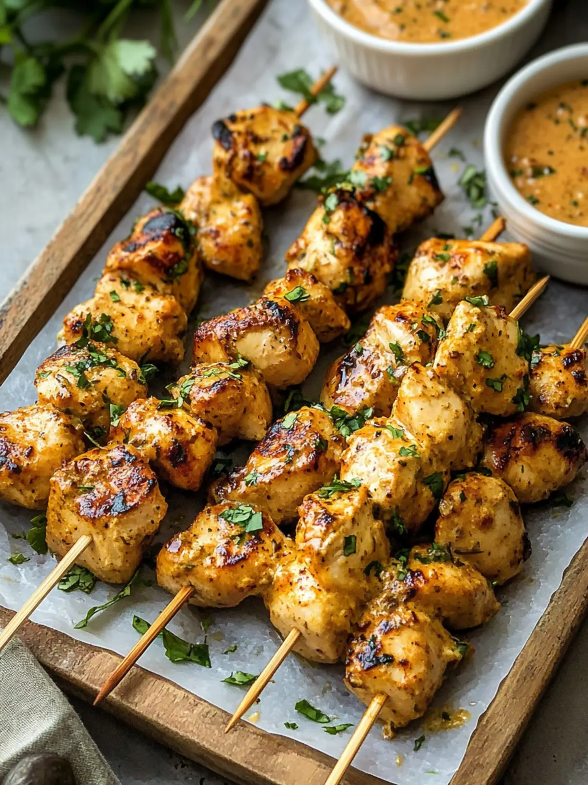 Sizzle Up Cowboy Butter Chicken Skewers for Easy Grilling Fun 4 Cowboy Butter Chicken Skewers