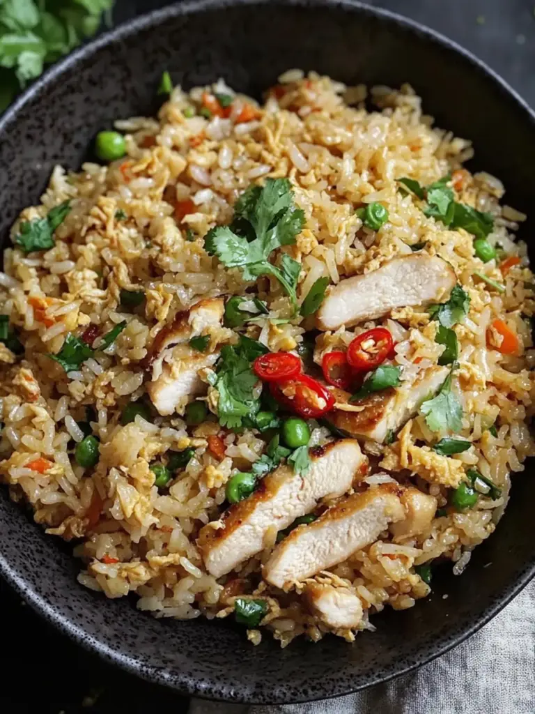 Lemongrass Chicken Fried Rice