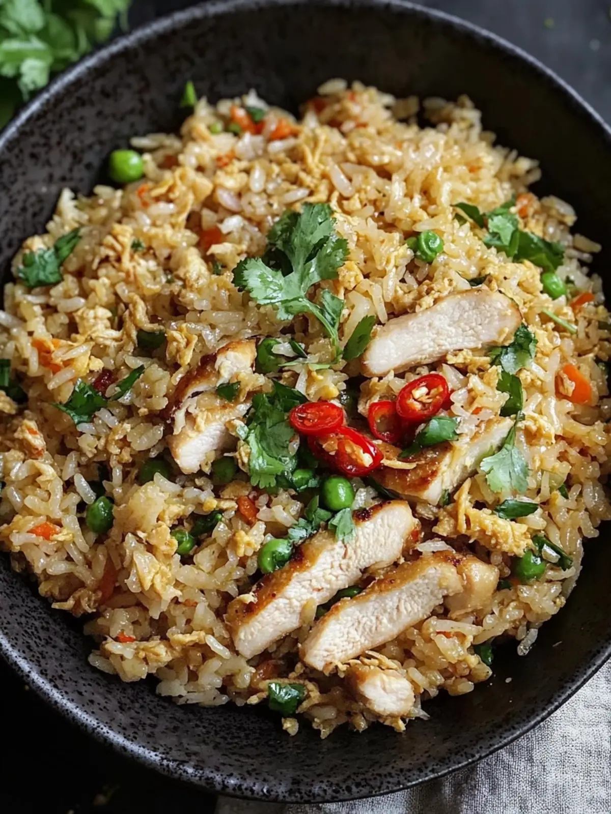 Lemongrass Chicken Fried Rice
