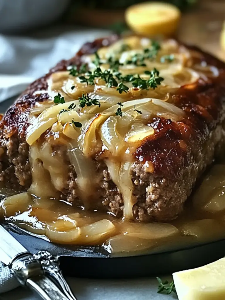 French Onion Meatloaf
