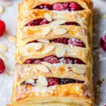 Raspberry Almond Puff Pastry Danish
