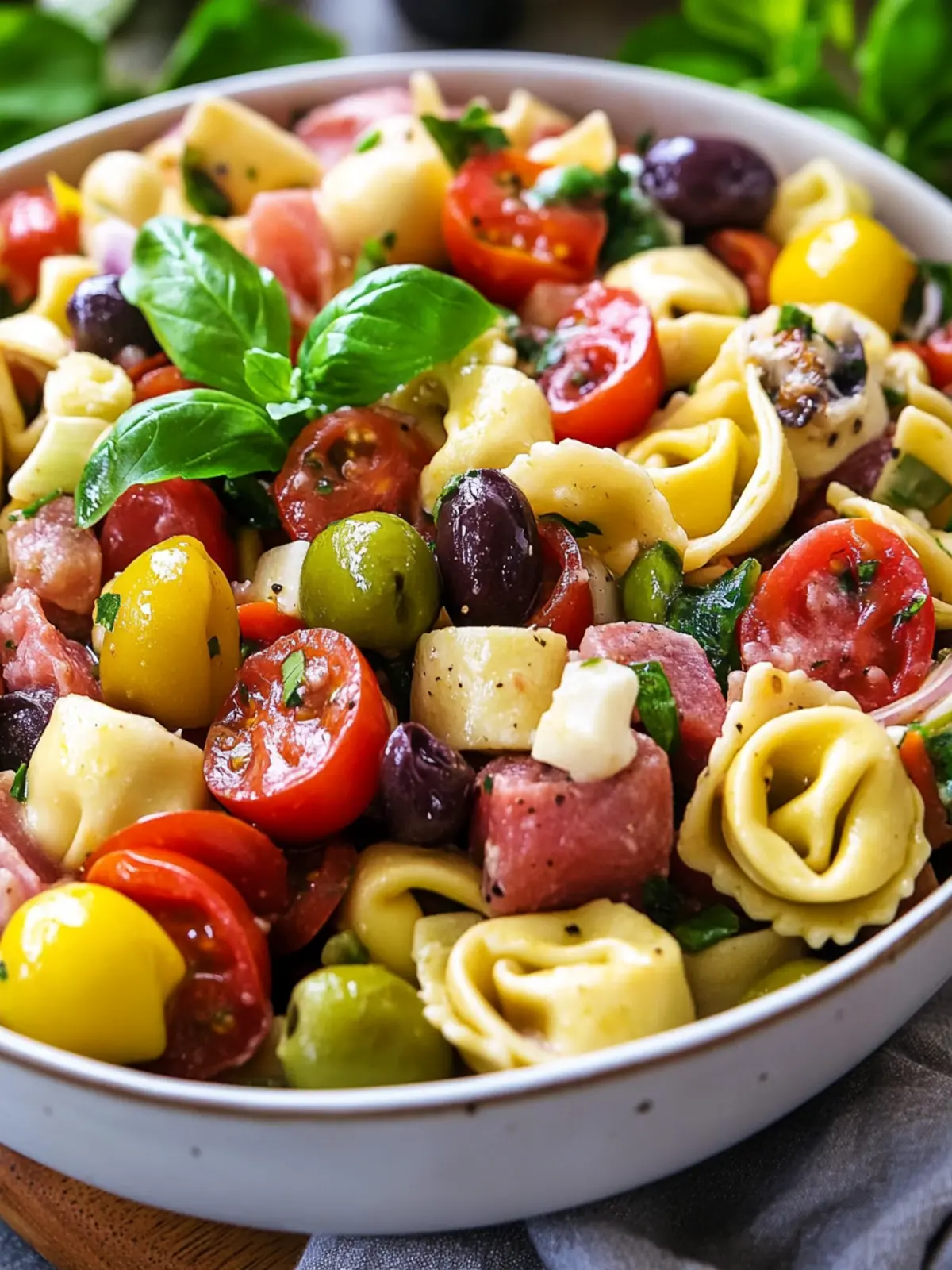 Delicious Antipasto Tortellini Pasta Salad for Easy Gatherings 4 Antipasto Tortellini Pasta Salad
