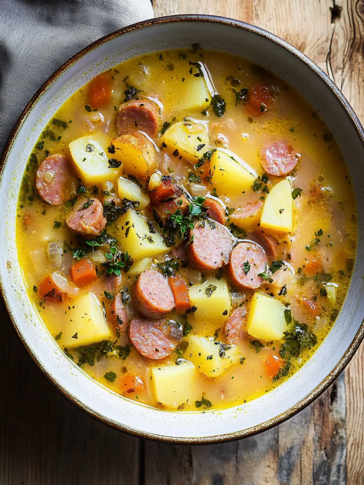 Heartwarming Kielbasa Potato Soup for Cozy Evenings 2 Kielbasa Potato Soup