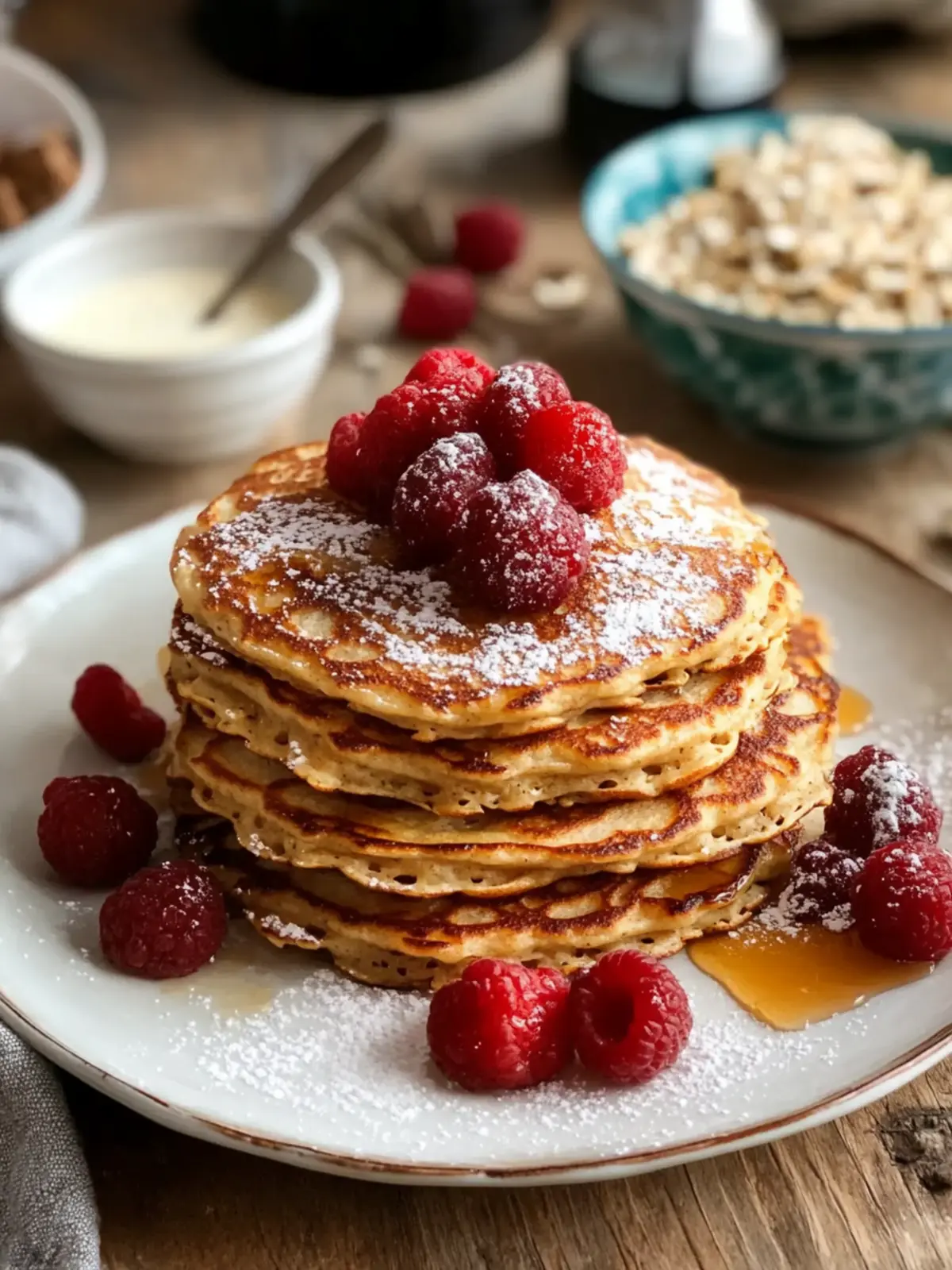 Scottish Oatcakes Oatmeal Pancakes