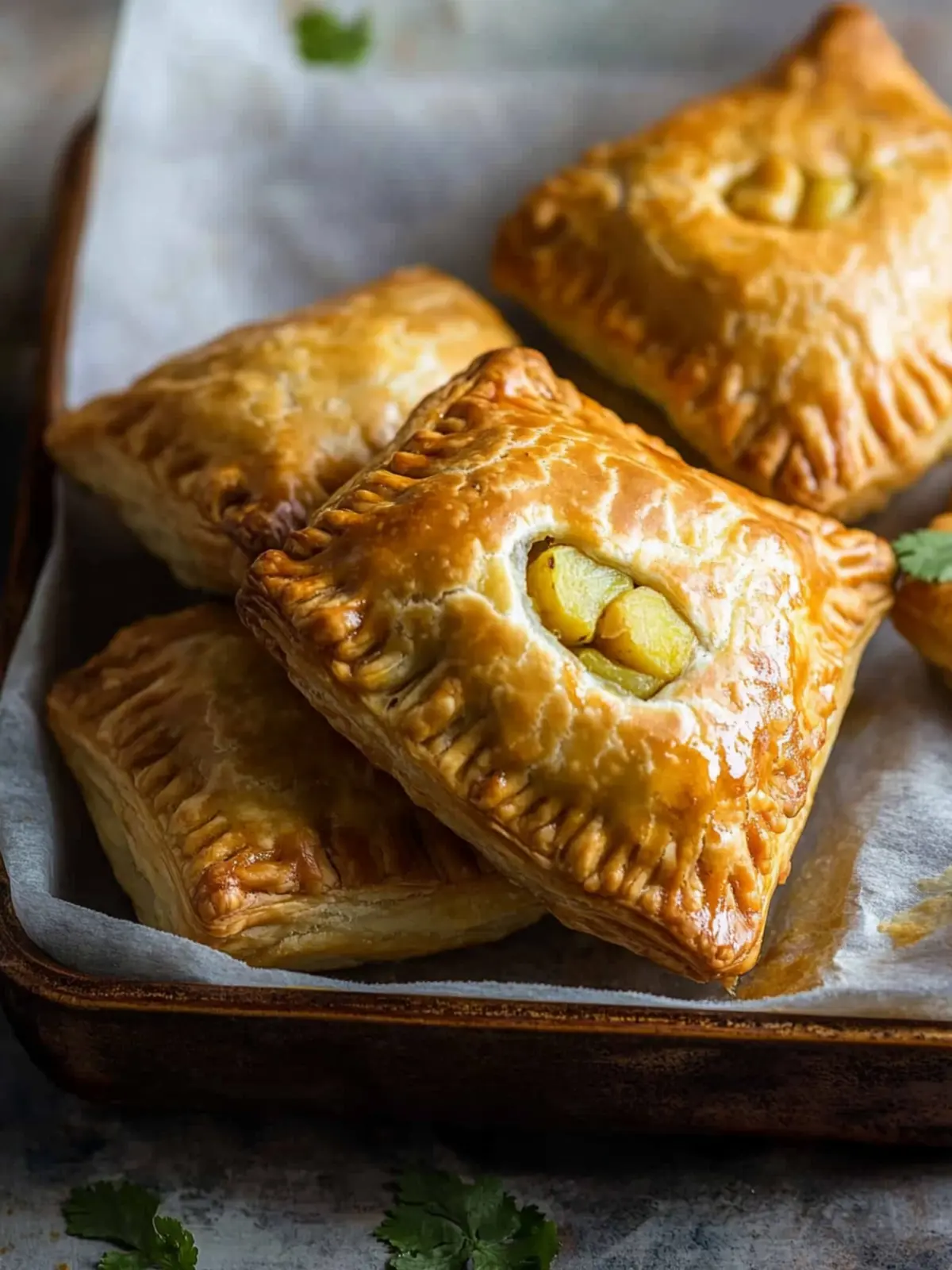 Crispy Curry Puff with Potato and Chickpea Delight 2 Curry Puff with Potato and Chickpea