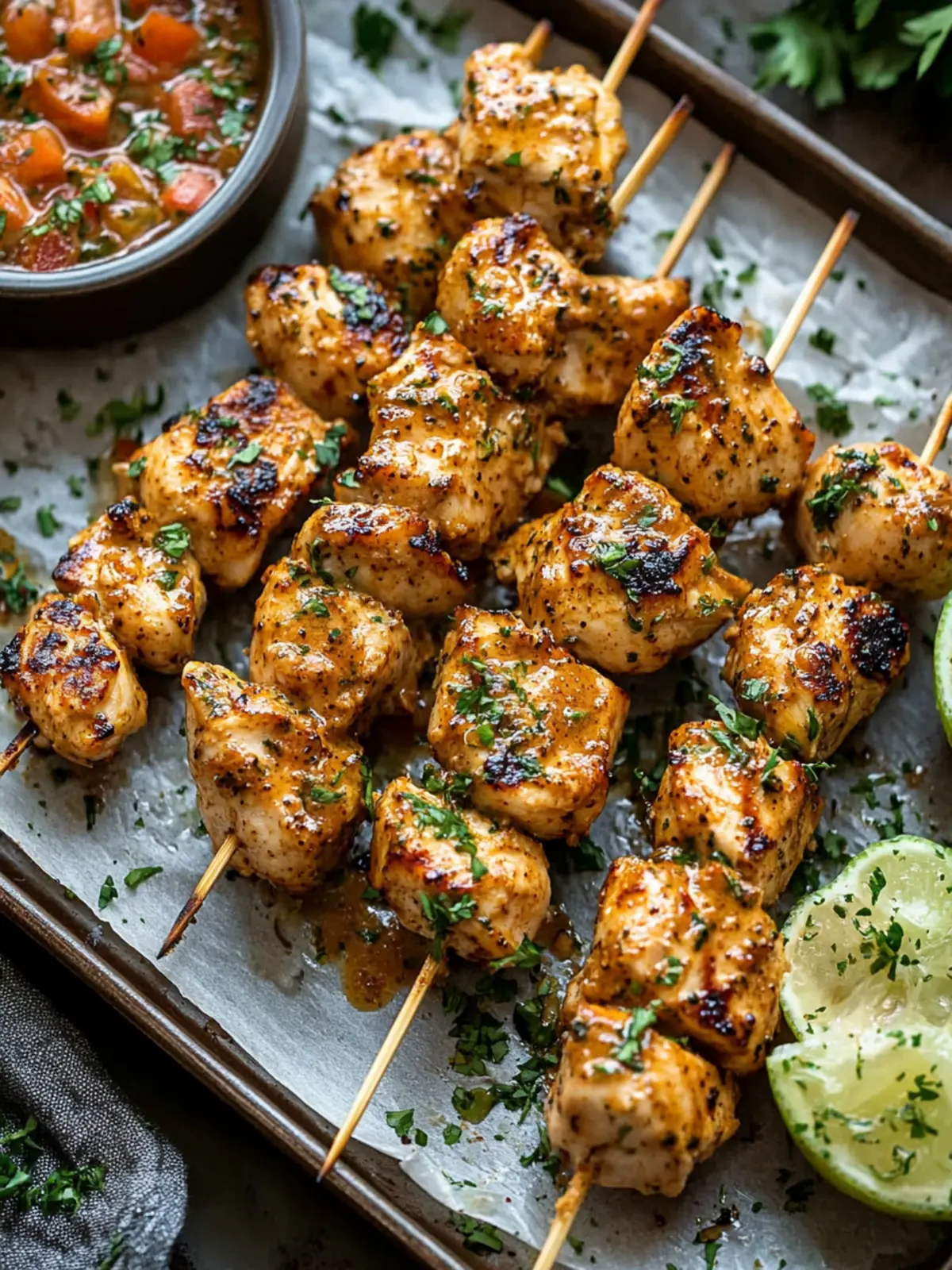 Sizzle Up Cowboy Butter Chicken Skewers for Easy Grilling Fun 3 Cowboy Butter Chicken Skewers
