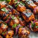 Mexican Barbecue Chicken Skewers