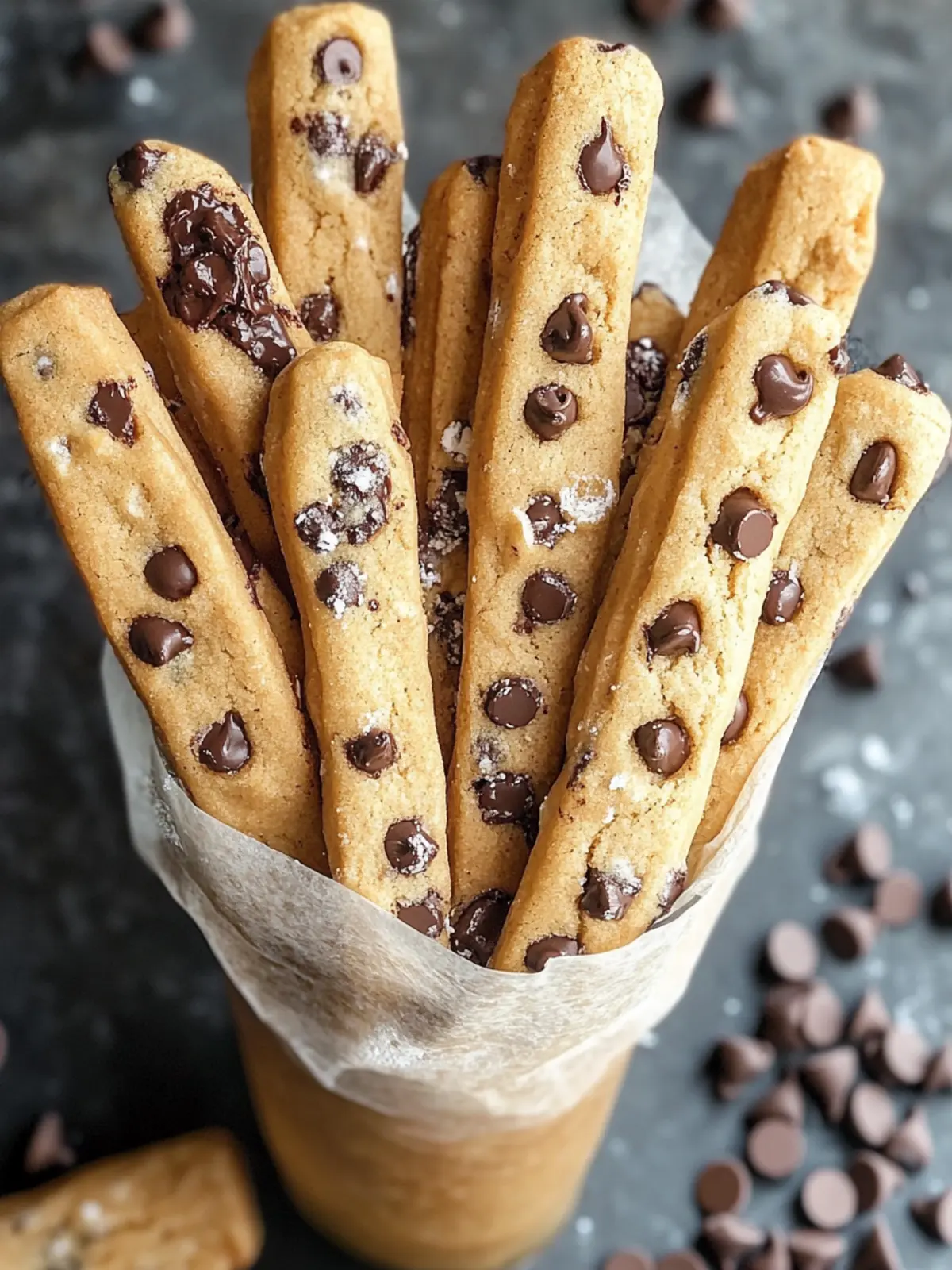 Chocolate Chip Cookie Fries: A Sweet Twist on a Classic Treat 2 Chocolate Chip Cookie Fries