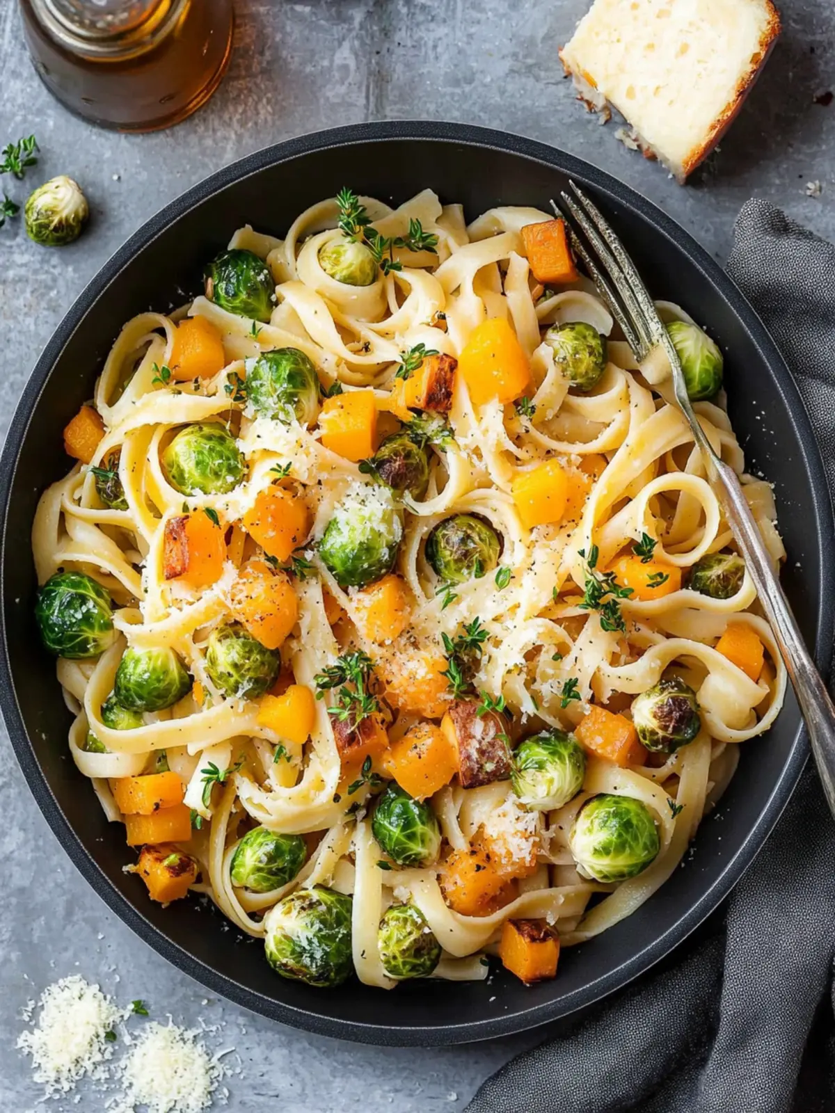 Brussels Sprouts and Butternut Squash Pasta: Cozy Fall Flavor 4 Brussels Sprouts and Butternut Squash Pasta