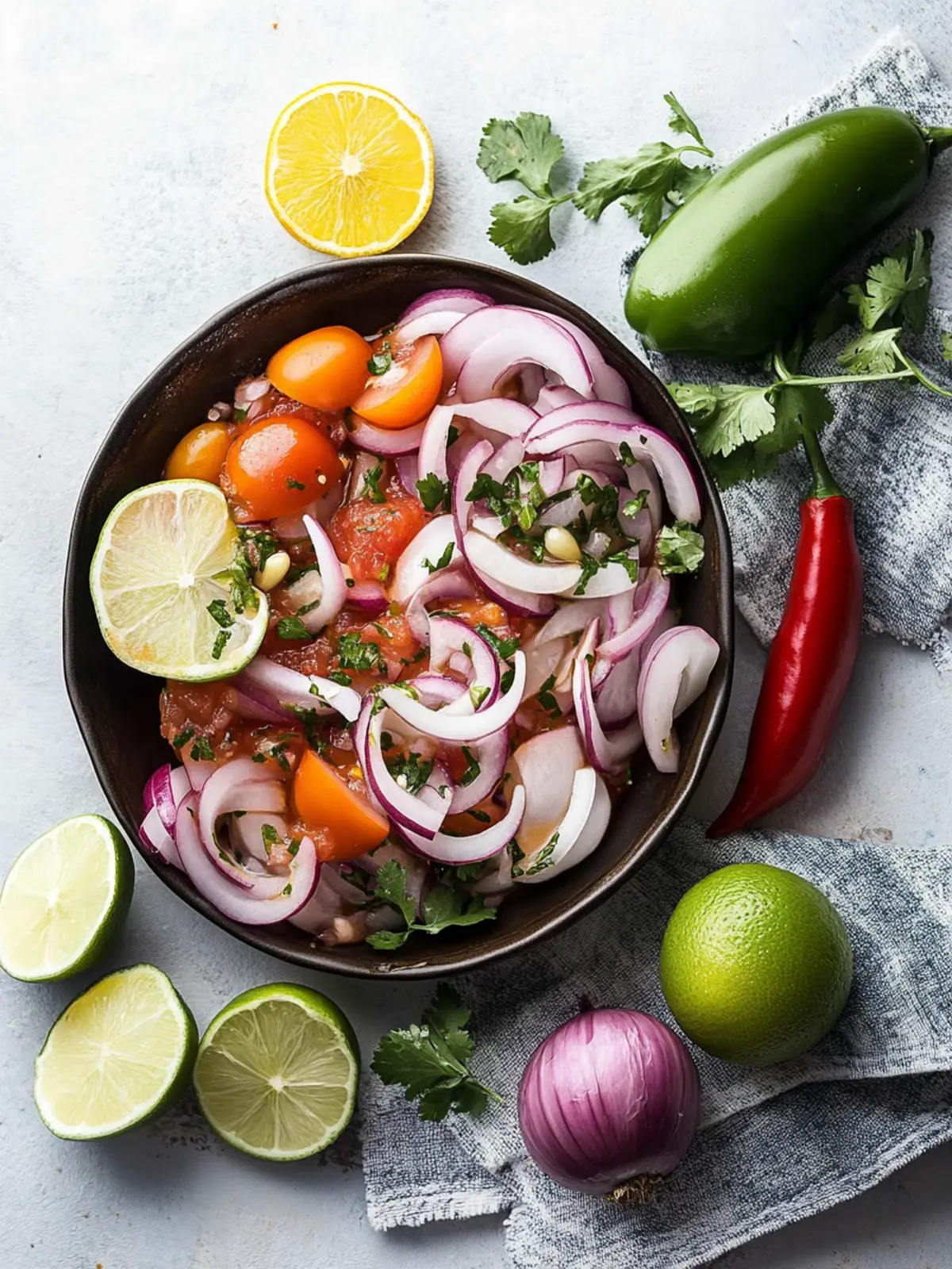 Peruvian Salsa Criolla: Elevate Your Dishes with Zesty Flavor 2 Peruvian Salsa Criolla
