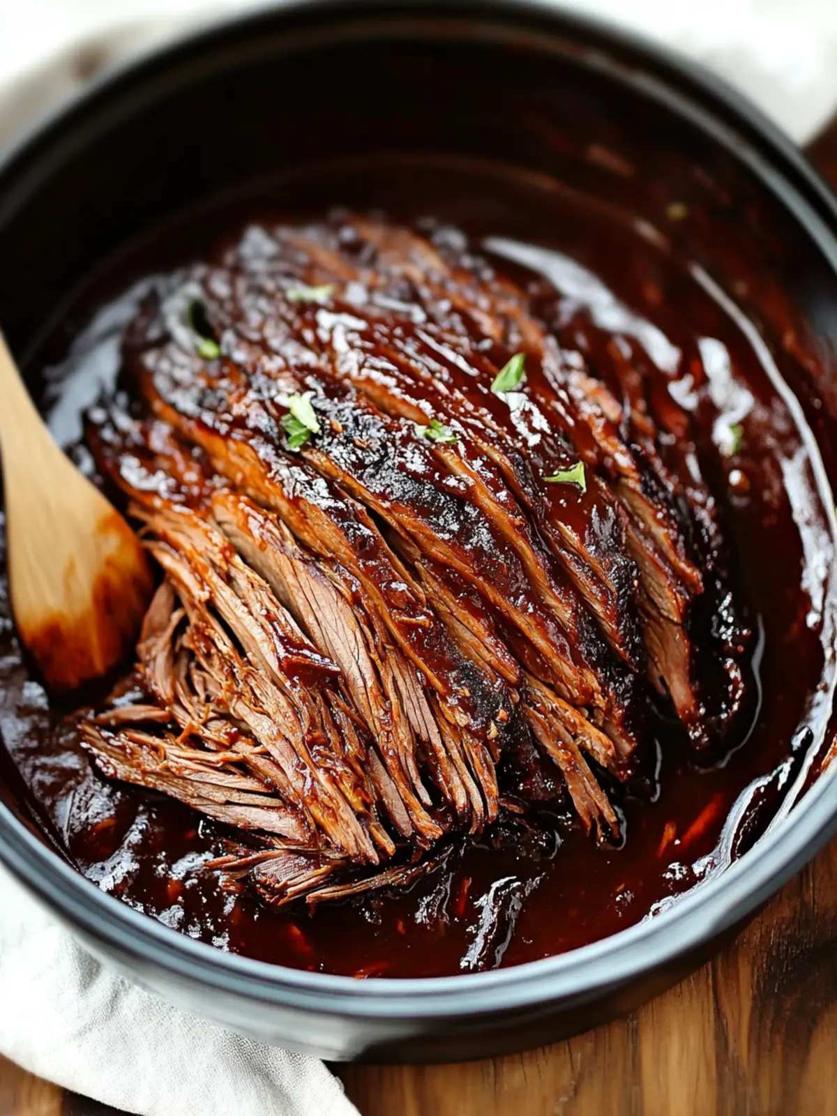 Mouthwatering Slow Cooker BBQ Beef Brisket for Easy Meals 2 Slow Cooker BBQ Beef Brisket