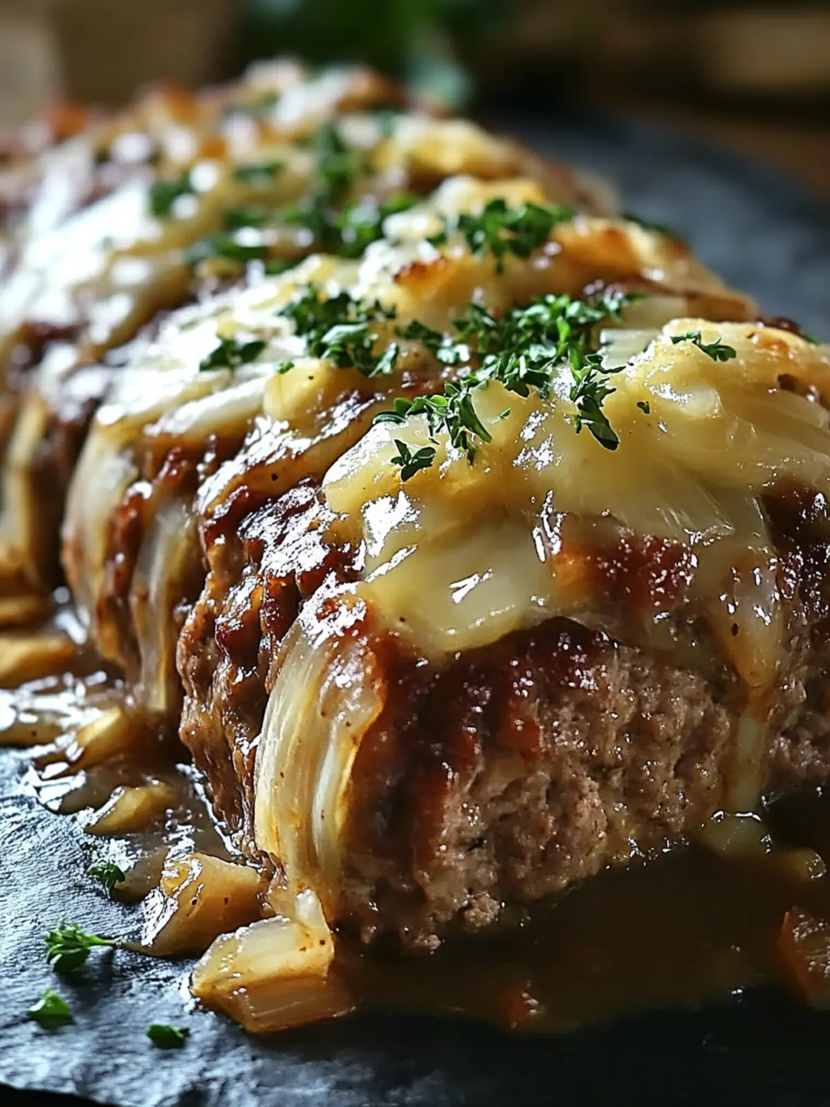 French Onion Meatloaf