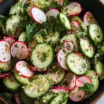 Cucumber Radish Sumac Salad