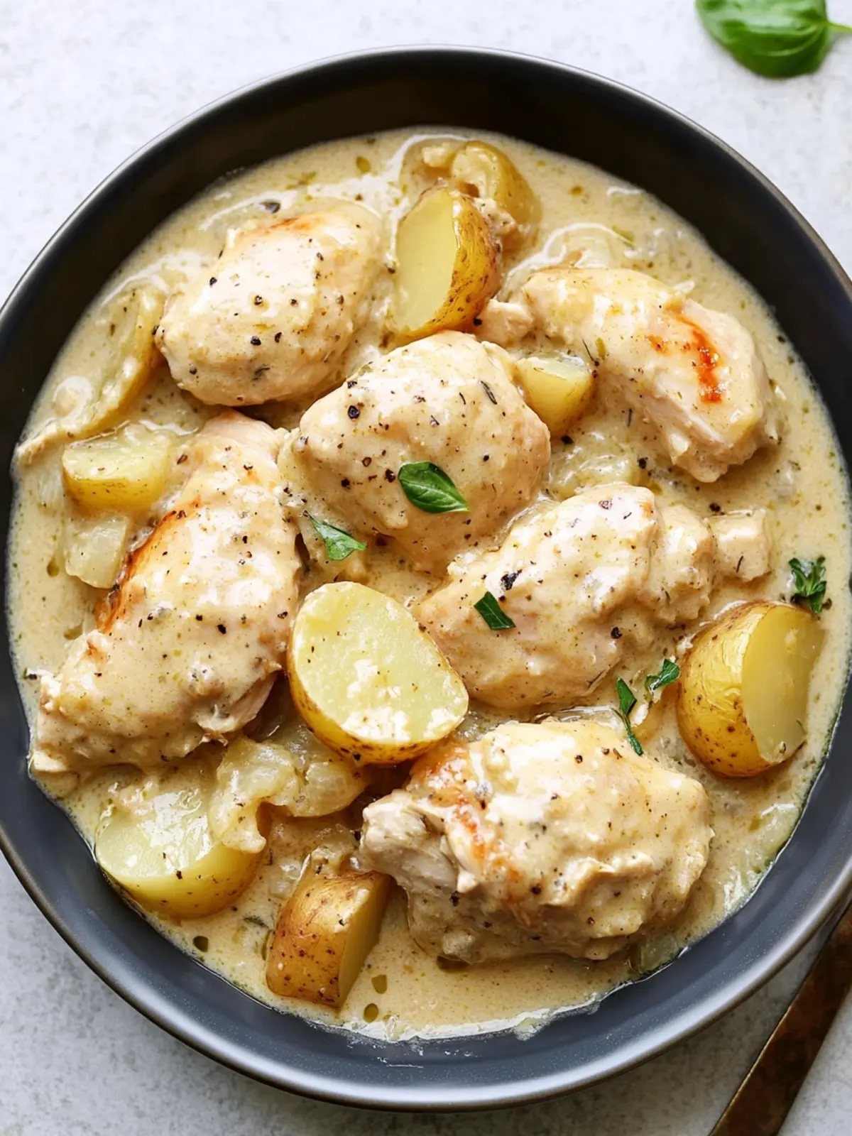 Slow Cooker Creamy Potato Chicken for Cozy Family Dinners 3 Slow Cooker Creamy Potato Chicken
