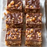 Caramel Chocolate Crunch Bars