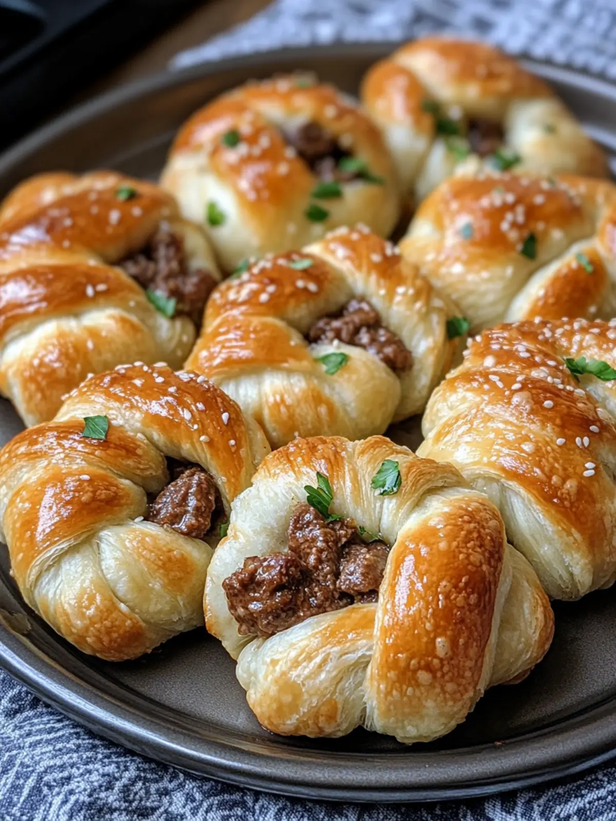 Beef Crescent Knots