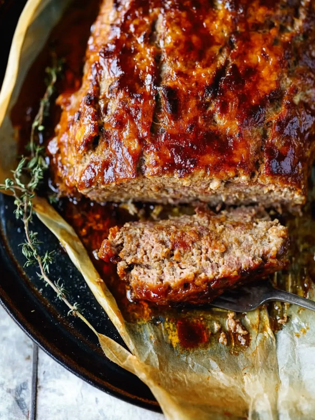 Juicy 1770 House Meatloaf with Irresistible Garlic Sauce 2 1770 House Meatloaf