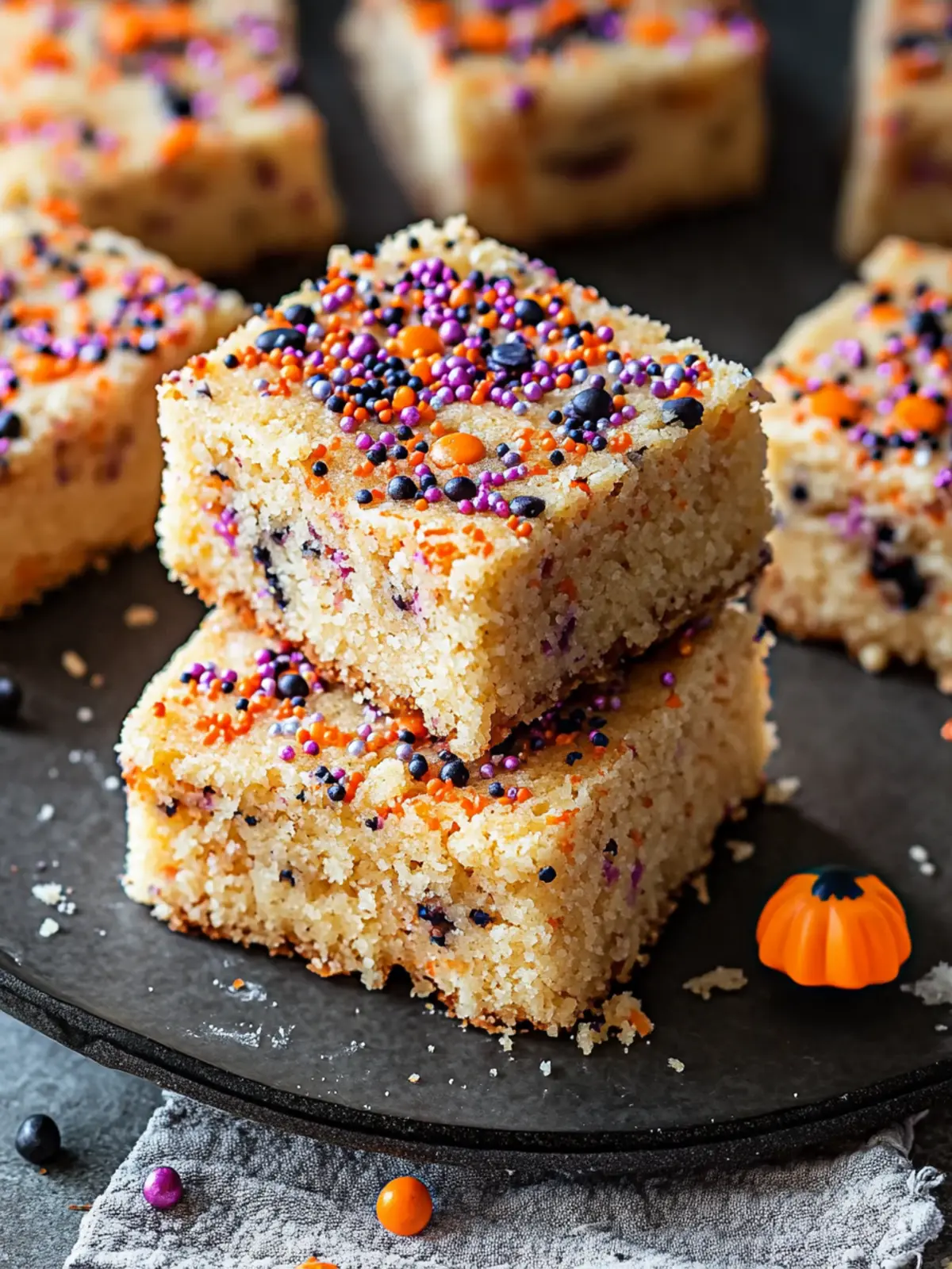 Delicious Halloween Sprinkle Sugar Cookie Bars You’ll Love 2 Halloween Sprinkle Sugar Cookie Bars