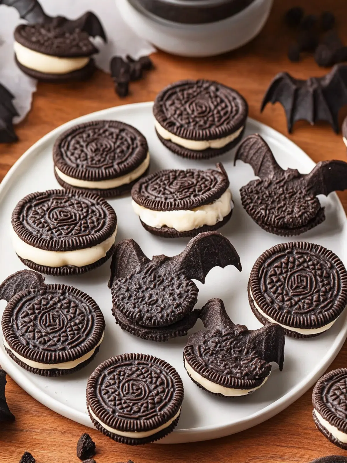 Delightful Bat Oreos to Wow Your Halloween Guests 3 Bat Oreos