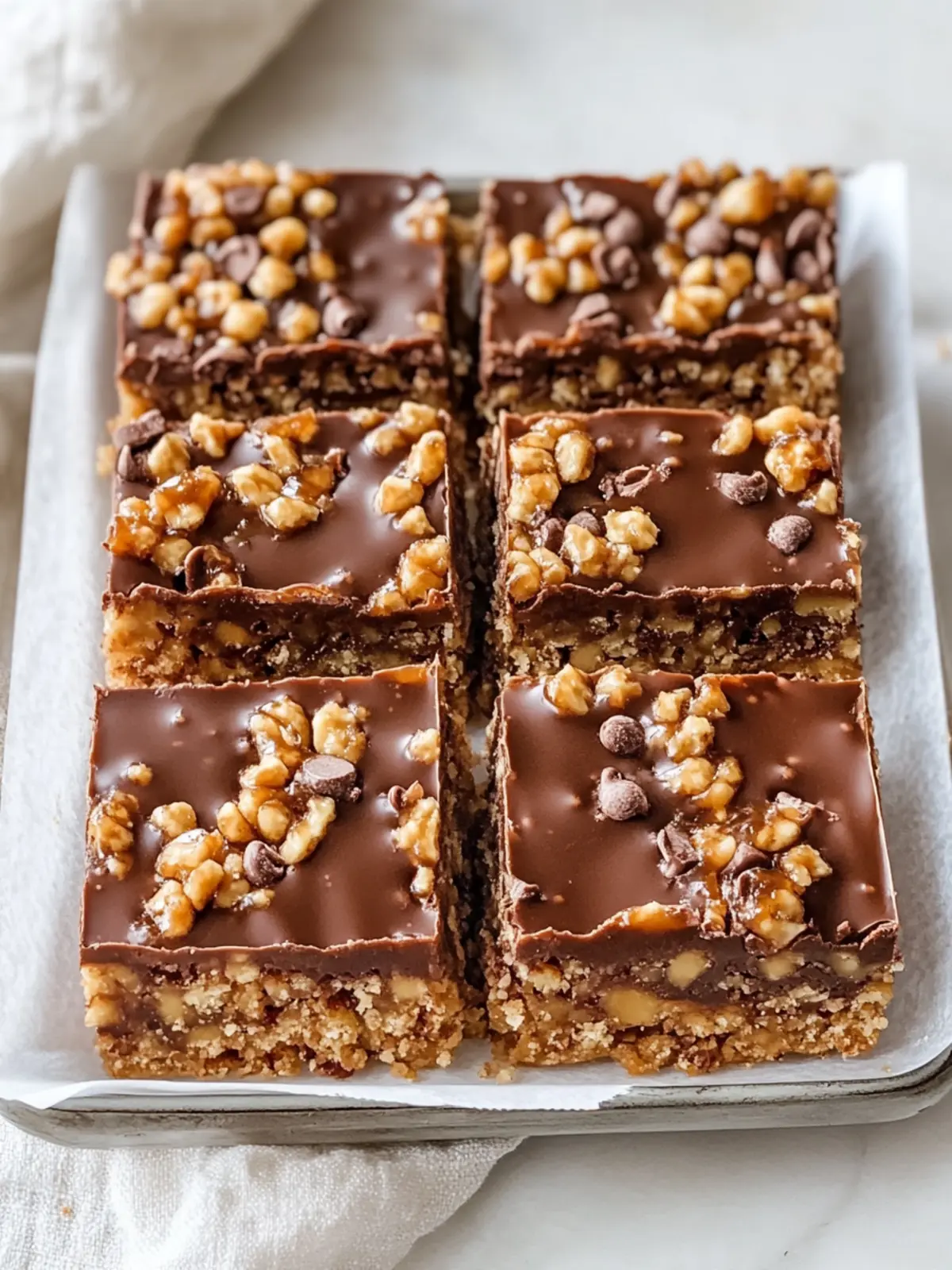Decadent Caramel Chocolate Crunch Bars You'll Love to Share 4 Caramel Chocolate Crunch Bars