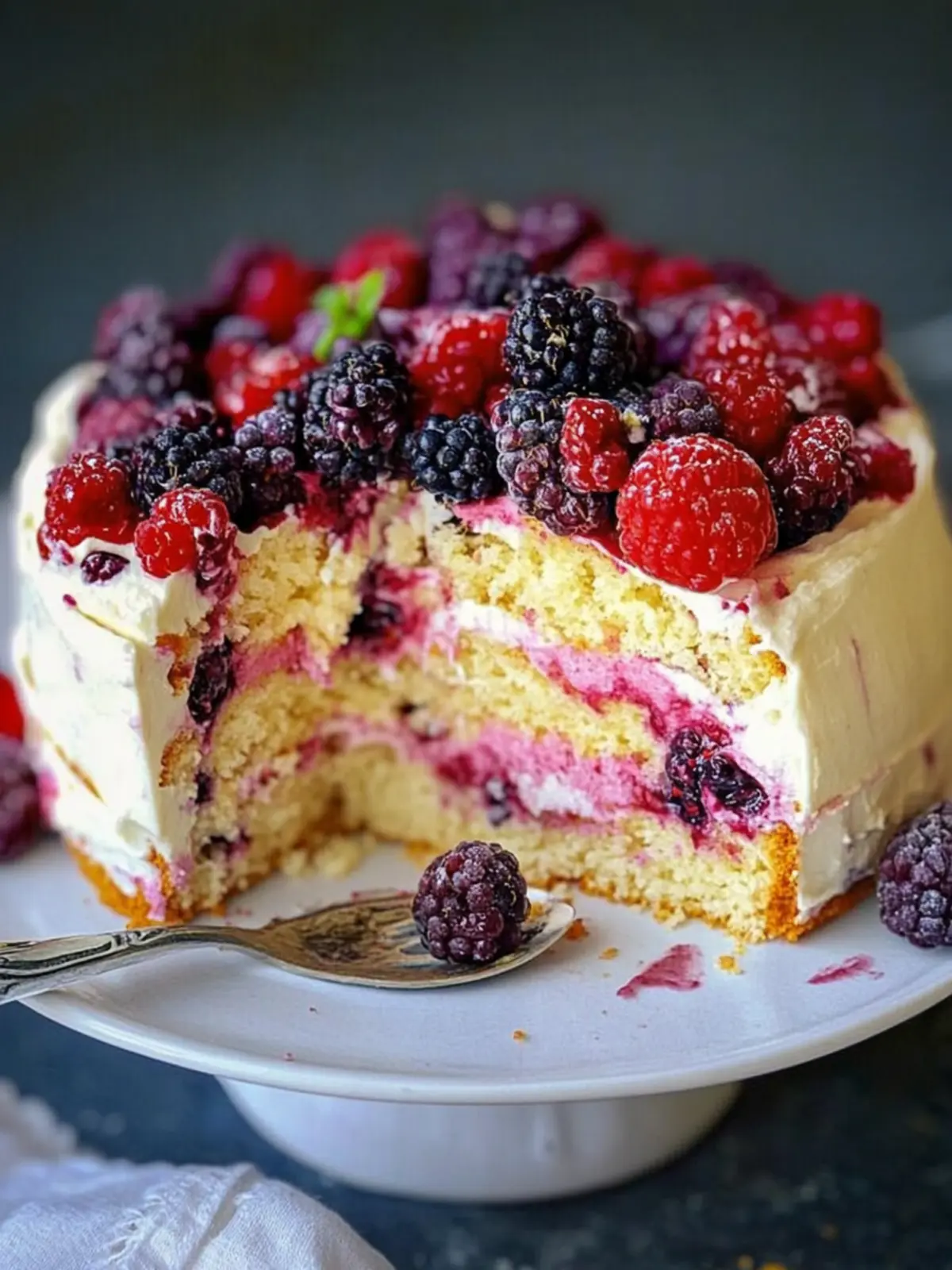 Italian Berry Mascarpone Cake: A Sweet Slice of Heaven 4 Italian Berry Mascarpone Cake