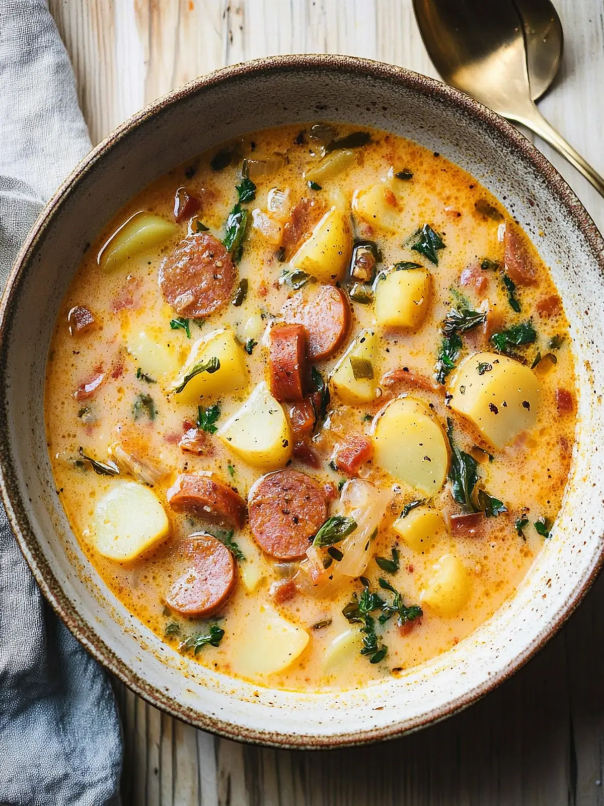 Heartwarming Kielbasa Potato Soup for Cozy Evenings 3 Kielbasa Potato Soup