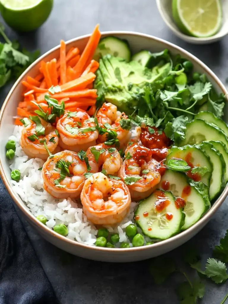 Spicy Shrimp Rice Bowls