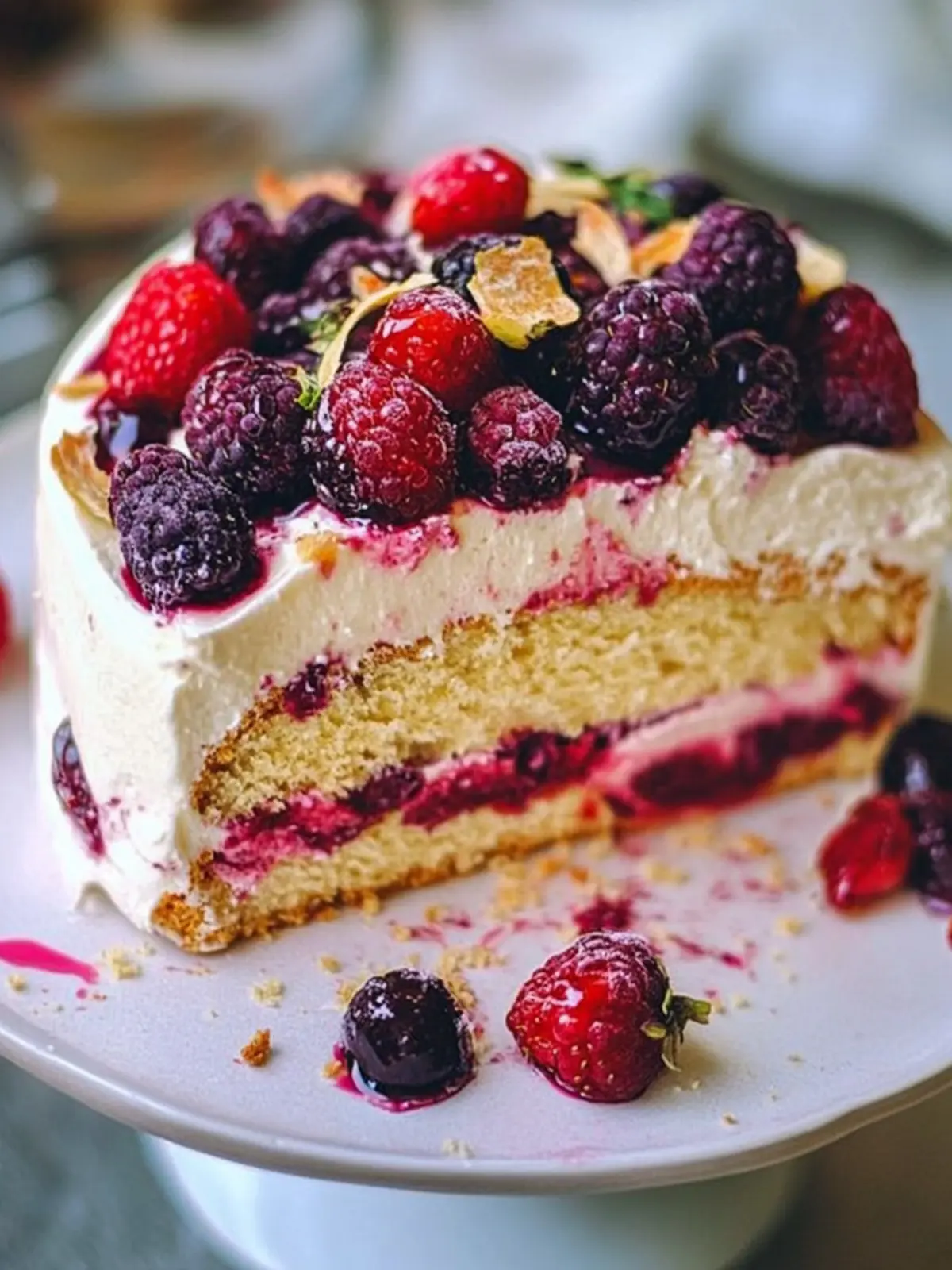 Italian Berry Mascarpone Cake: A Sweet Slice of Heaven 3 Italian Berry Mascarpone Cake