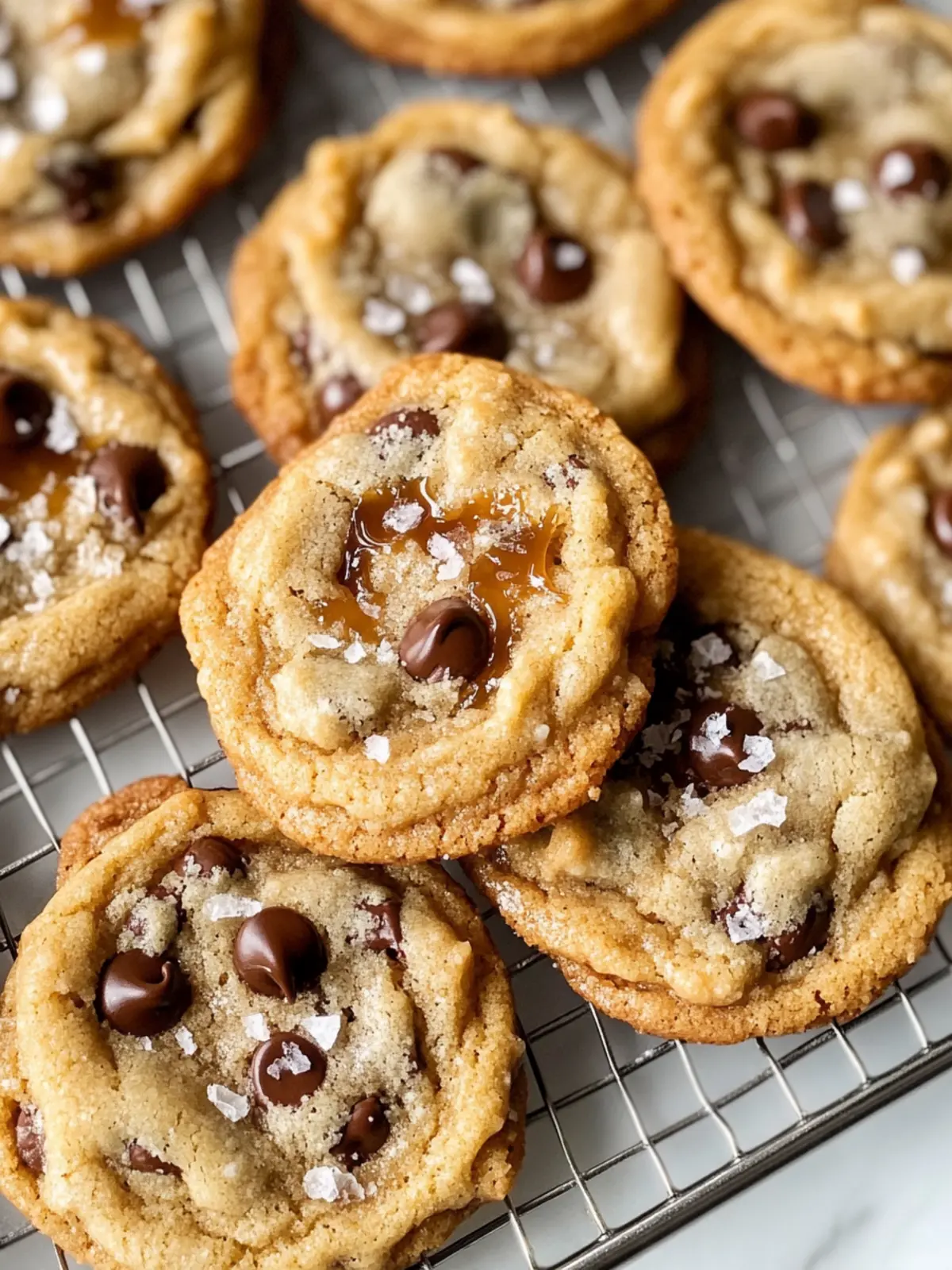 Chewy Salted Caramel Chocolate Chip Cookies You’ll Crave 4 Chewy Salted Caramel Chocolate Chip Cookies