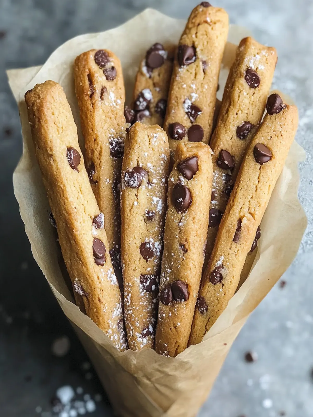 Chocolate Chip Cookie Fries: A Sweet Twist on a Classic Treat 4 Chocolate Chip Cookie Fries