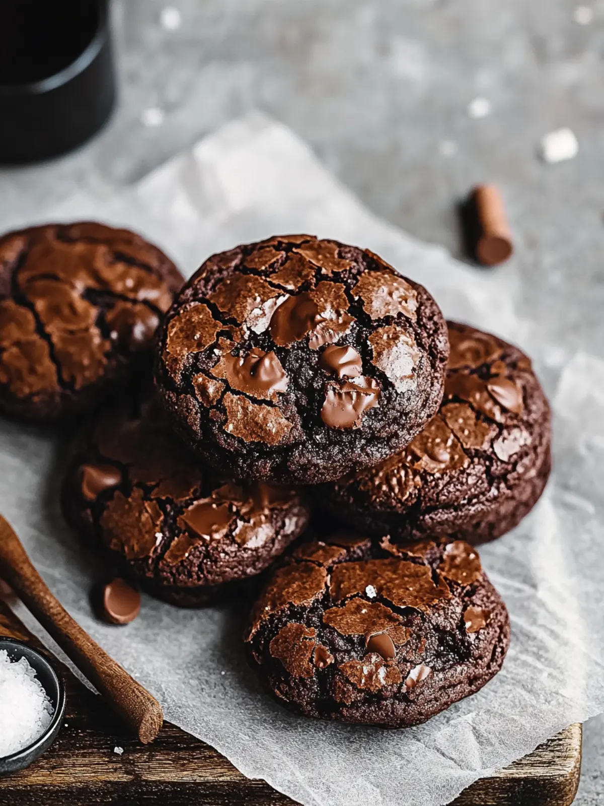 Fudgy Brownie Cookies: Dive into Pure Chocolate Bliss 4 Fudgy Brownie Cookies